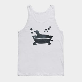 Dachshund in a bathtub Tank Top